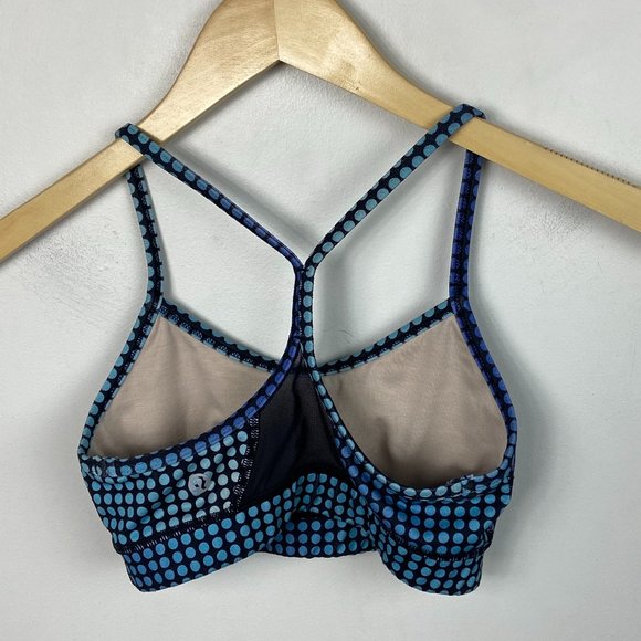 Lululemon Flow Y Sports Bra IV Cosmic Dots Size 2 - Picture 3 of 6